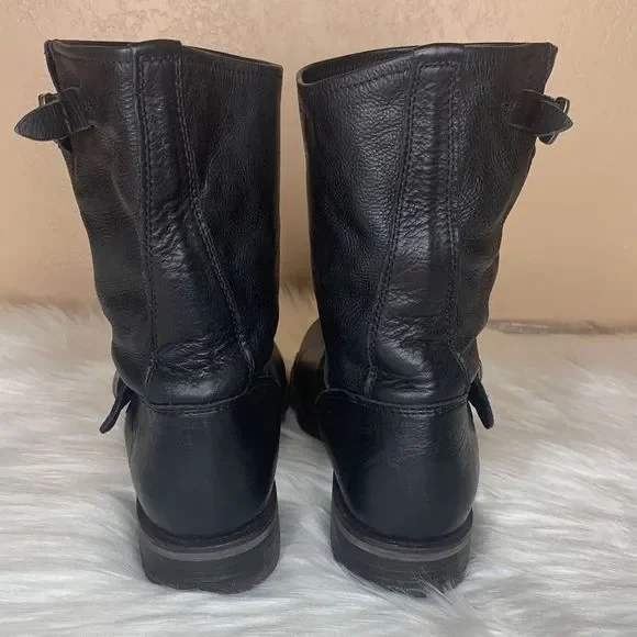 Frye Womens Veronica Short Bootie
Boots Black Leather Slouchy Moto
Ankle Boots S - Picture 6 of 16